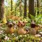 Preview: 3-teiliges Set Dekofiguren „Waldtiere“ aus Keramik